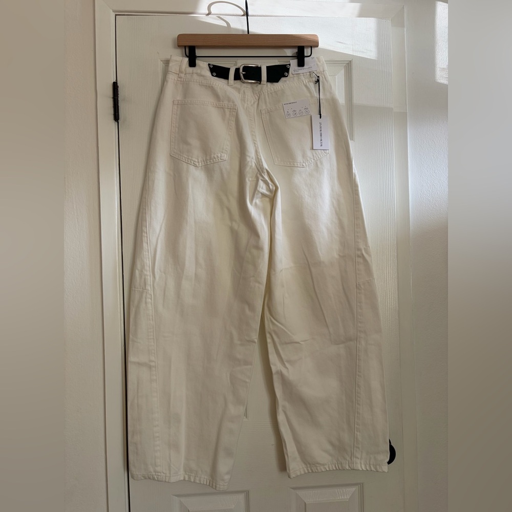 WE WORE WHAT- midrise balloon jeans - NEW WITH TAGS
